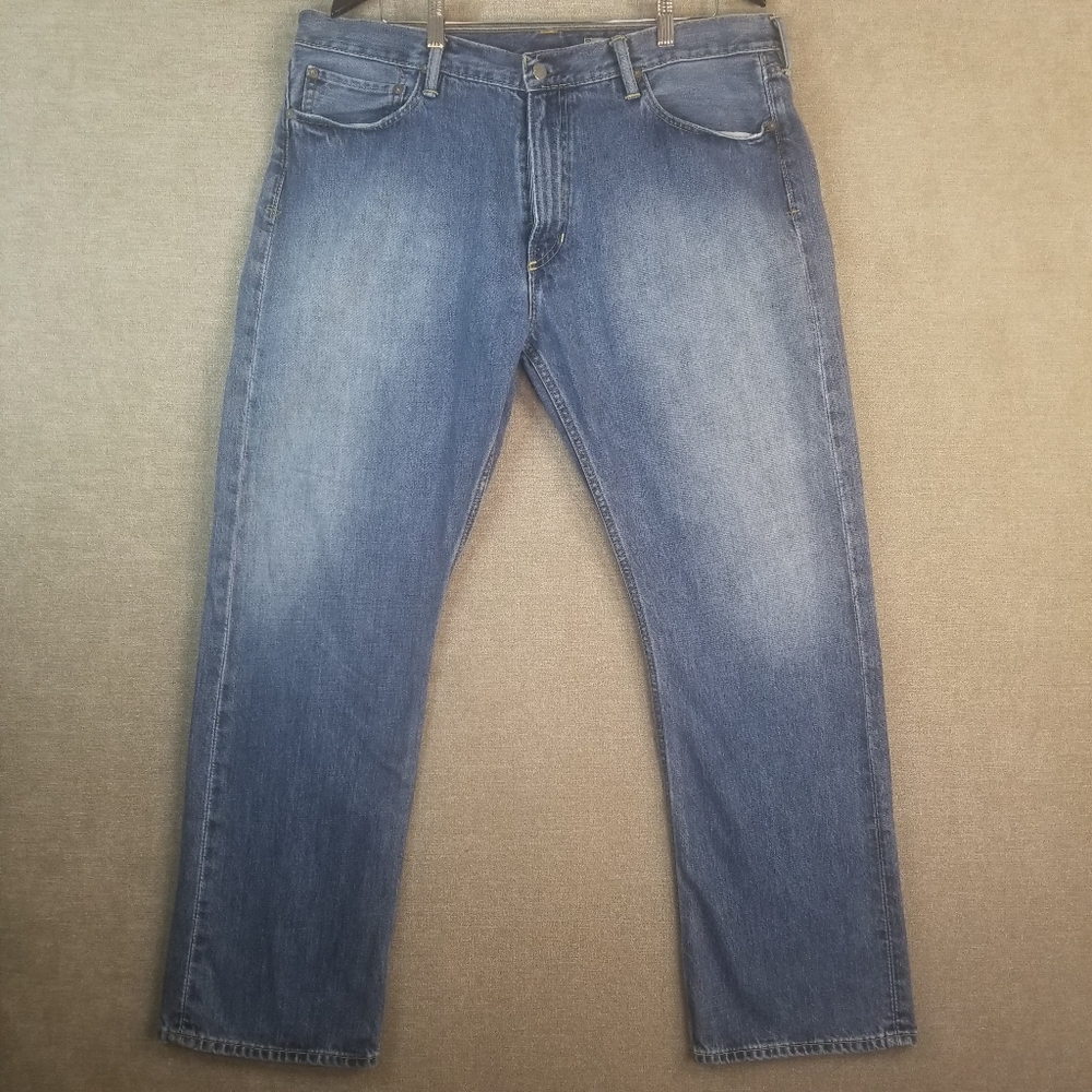 Polo Ralph Lauren Mens Jeans 38x32 15941 Blue Classic Denim Designer Preppy (A33